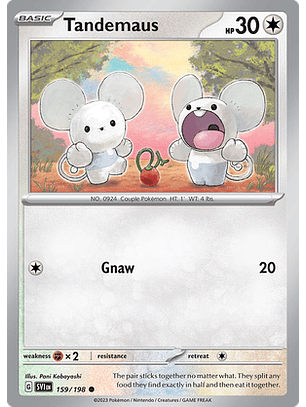 Tandemaus - 159/198 - Common