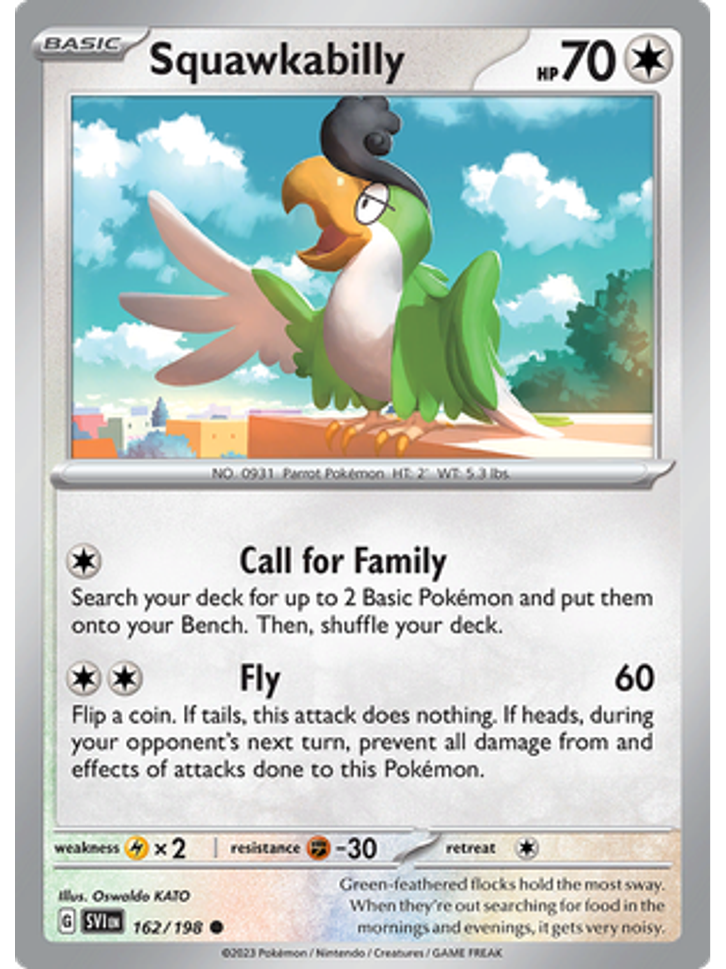 Squakabilly - 162/198 - Common Reverse Holo 1