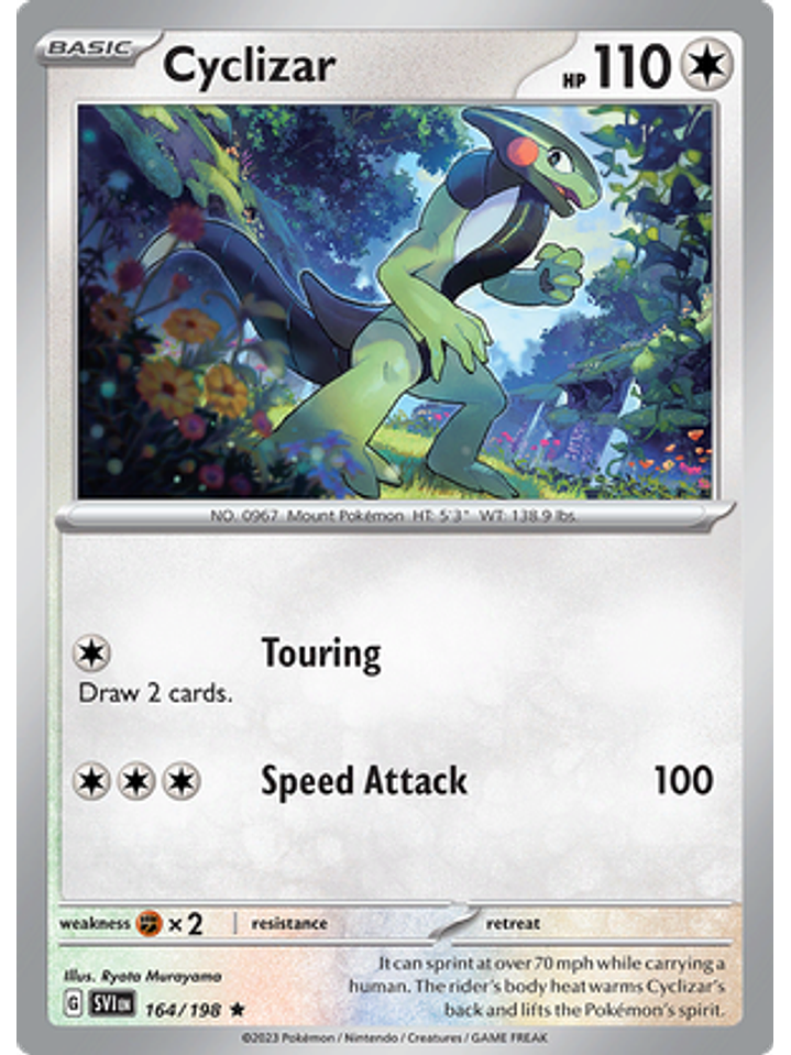 Cyclizar - 164/198 - Holo Rare 1