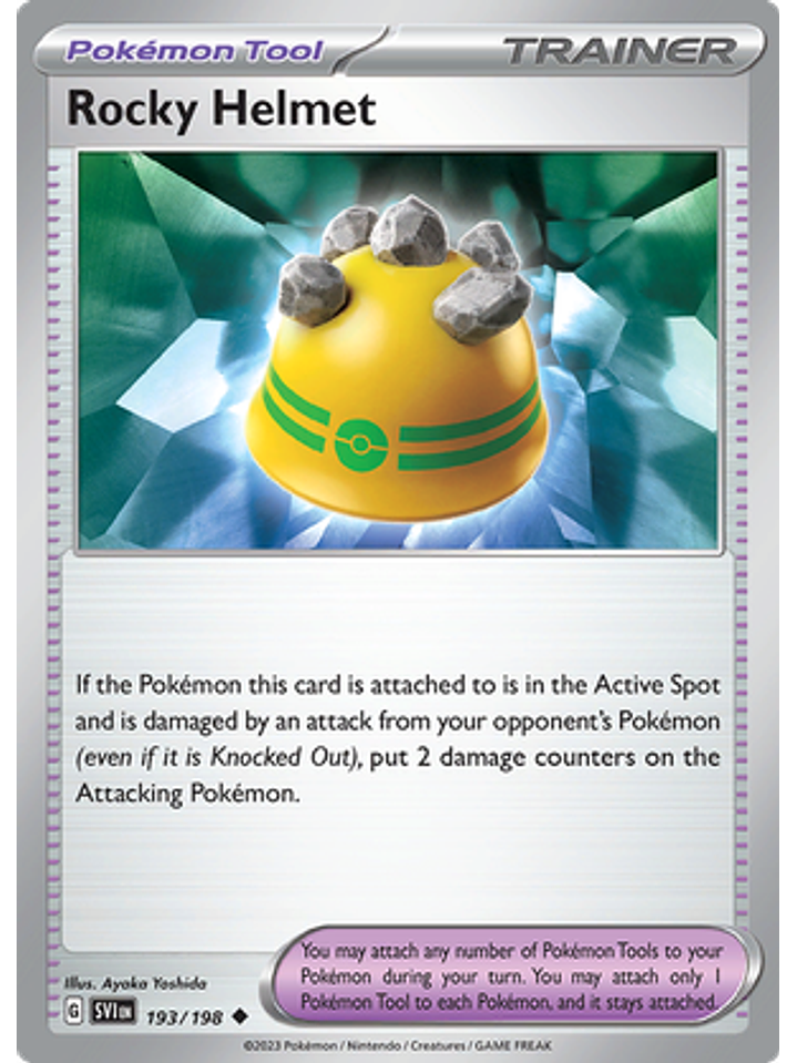 Rocky Helmet - 193/198 - Uncommon Reverse Holo 1