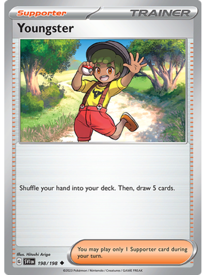 Youngster - 198/198 - Uncommon 1