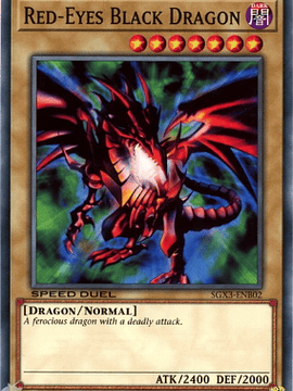 Red-Eyes Black Dragon - SGX3-ENB02 - Common 1st Edition