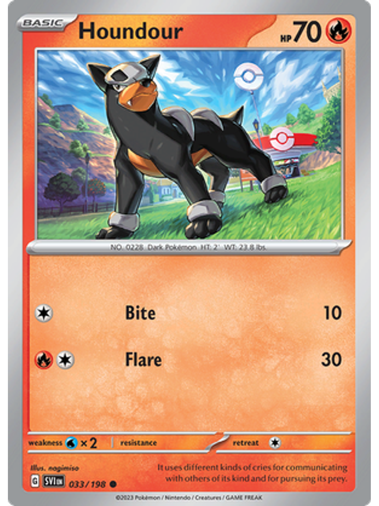 Houndour - 033/198 - Common 1