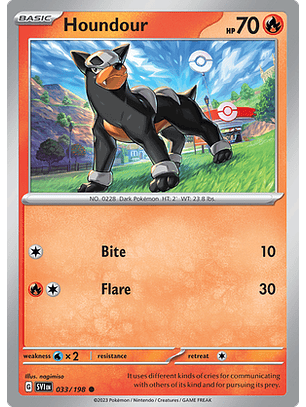 Houndour - 033/198 - Common