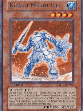 Koa'ki Meiru Ice - RGBT-EN025 - Rare 1st Edition