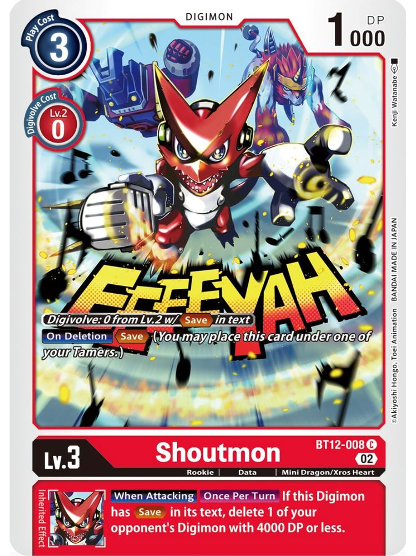 BT12-008 C Shoutmon  1