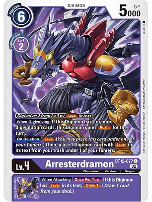 BT12-077 U Arresterdramon 