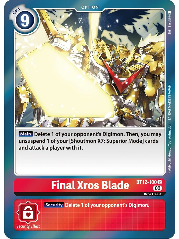 BT12-100 R Final Xros Blade  1