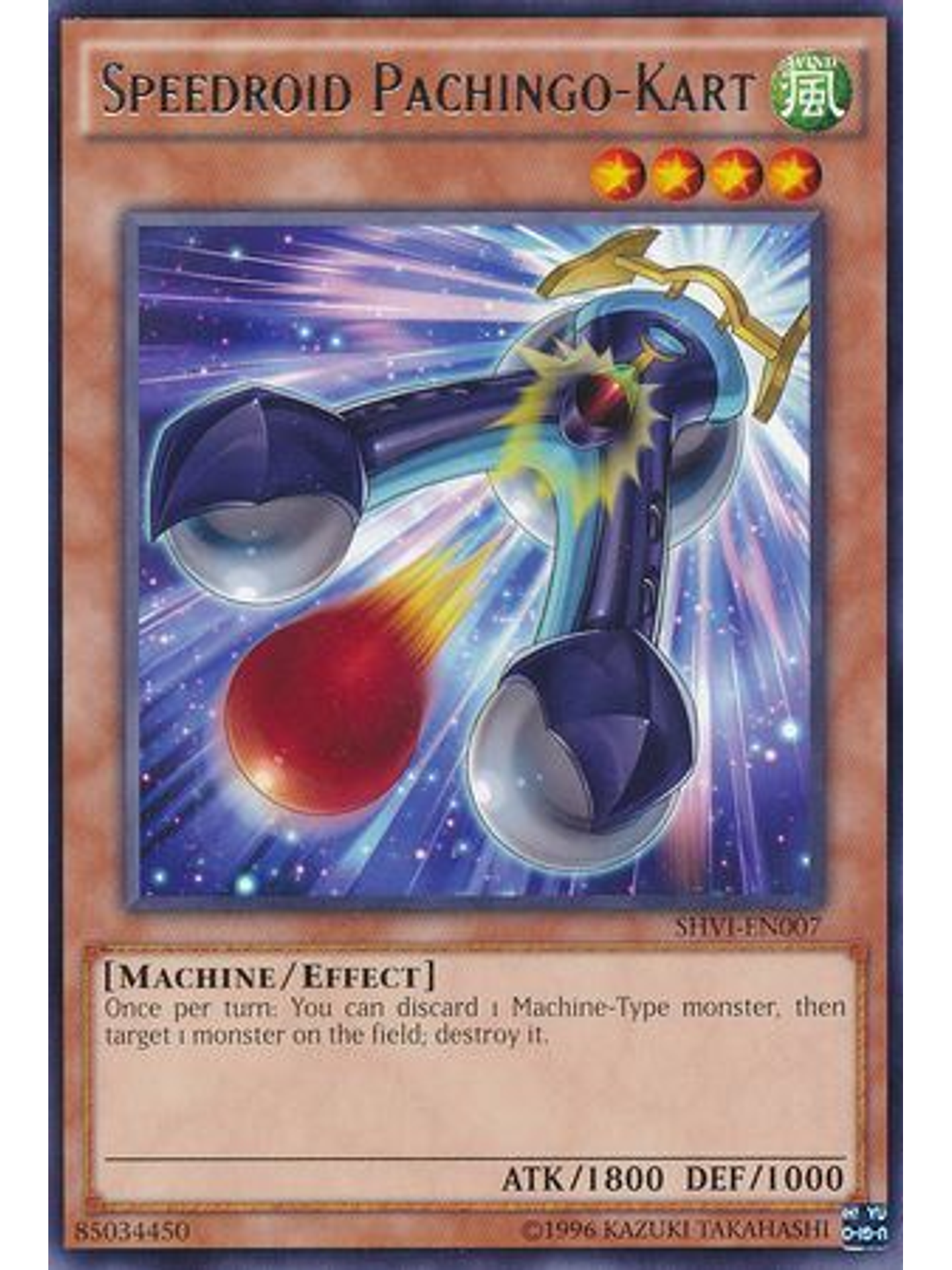 Speedroid Pachingo-Kart - SHVI-EN007 - Rare Unlimited 1