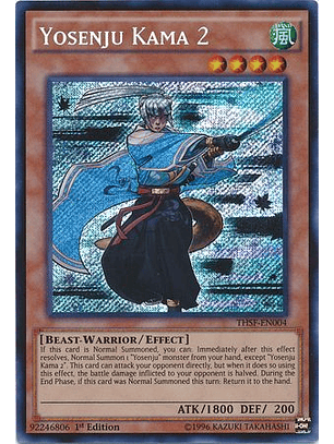 Yosenju Kama 2 - THSF-EN004 - Secret Rare 1st Edition