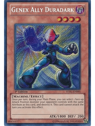 Genex Ally Duradark - STBL-EN095 - Secret Rare 1st Edition