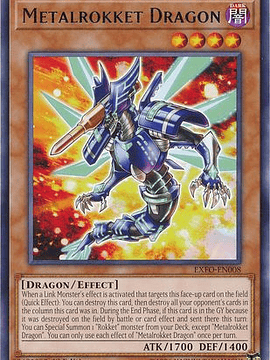 Metalrokket Dragon - EXFO-EN008 - Rare 1st Edition