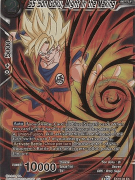 SS Son Goku, Might in the Making - EX19-03 - Expansion Rare Foil