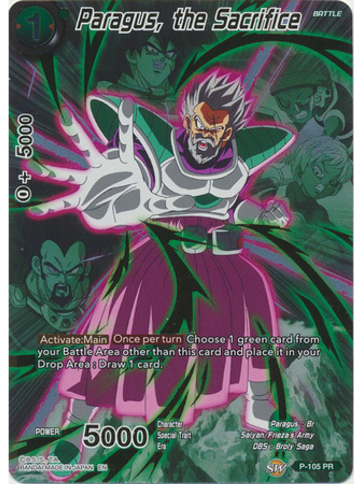 Paragus, the Sacrifice (Alternate Art) - P-105 - Promo Foil 1