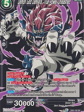 Demon God Demigra, True Power Unleashed (Alternate Art) - DB3-109 - Super Rare