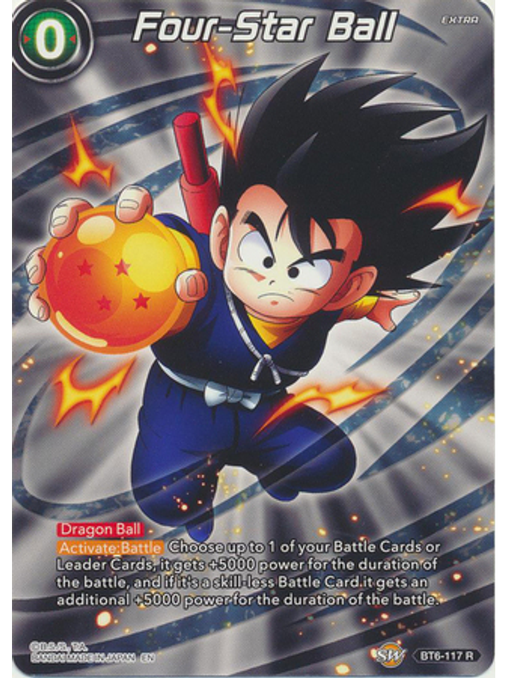 Four-Star Ball (Alternate Art) - BT6-117 - Rare 1