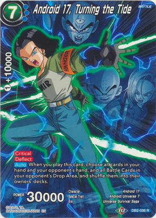 Android 17, Turning the Tide (Alternate Art) - DB2-036 - Rare