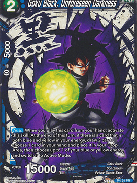 Goku Black, Unforeseen Darkness (Alternate Art) - P-124 - Promo