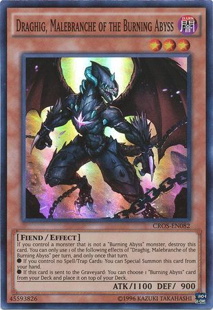 Draghig, Malebranche of the Burning Abyss - CROS-EN082 - Super Rare Unlimited