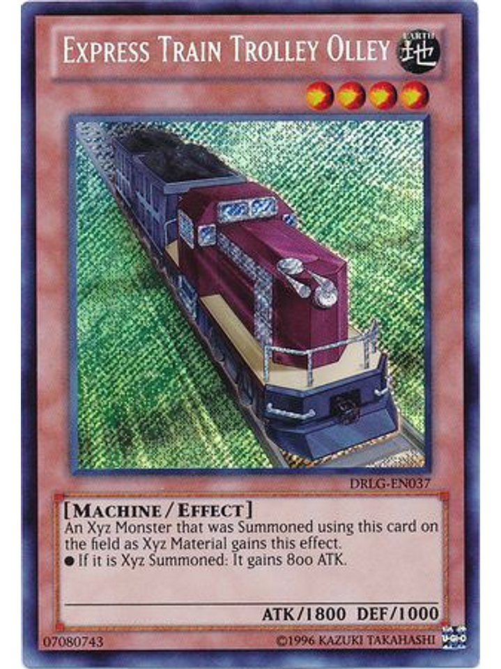 Express Train Trolley Olley - DRLG-EN037 - Secret Rare Unlimited 1