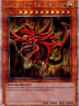 Slifer the Sky Dragon - LC01-EN002 - Quarter Century Secret Rare Limited Editon