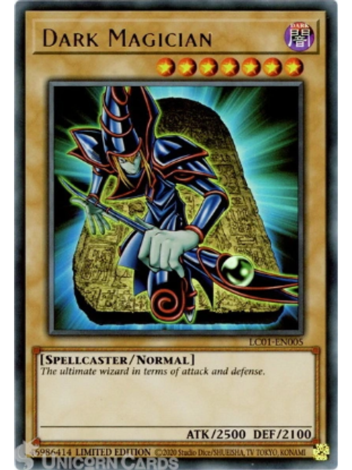 Dark Magician - LC01-EN005 - Ultra Rare Limited Editon 1