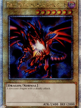 Red-Eyes Black Dragon - LC01-EN006 - Quarter Century Secret Rare Limited Editon