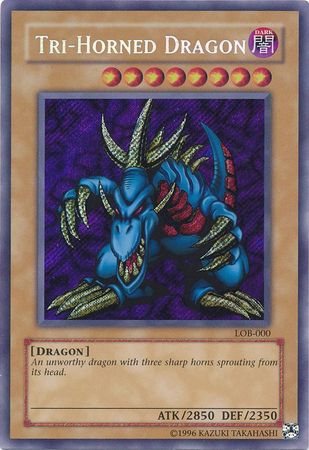 Tri-Horned Dragon - LOB-EN000 - Secret Rare Unlimited (25th Anniversary Edition)