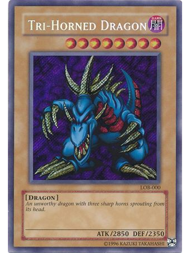 Tri-Horned Dragon - LOB-EN000 - Secret Rare Unlimited (25th Anniversary Edition) 1