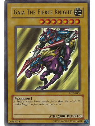Gaia The Fierce Knight - LOB-EN006 - Ultra Rare Unlimited (25th Anniversary Edition)