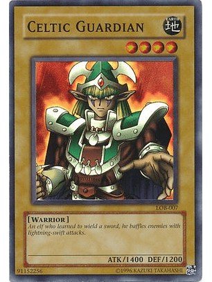 Celtic Guardian - LOB-EN007 - Super Rare Unlimited (25th Anniversary Edition)