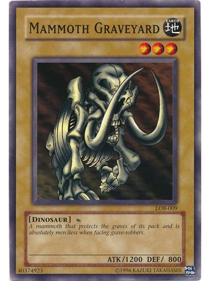 Mammoth Graveyard - LOB-EN009 - Common Unlimited (25th Anniversary Edition) 1