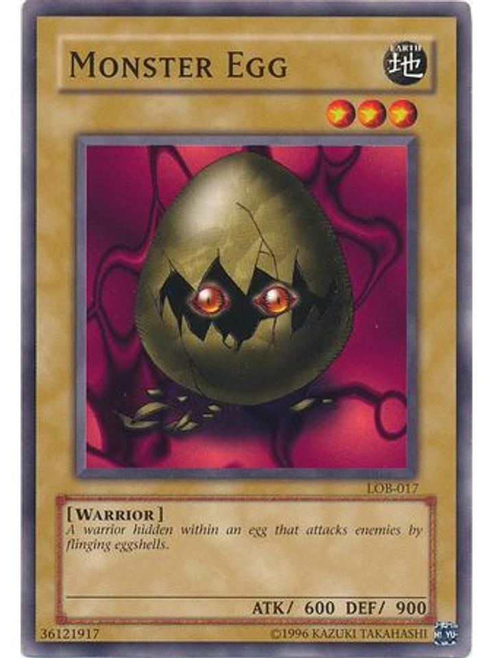 Monster Egg - LOB-EN017 - Common Unlimited (25th Anniversary Edition) 1