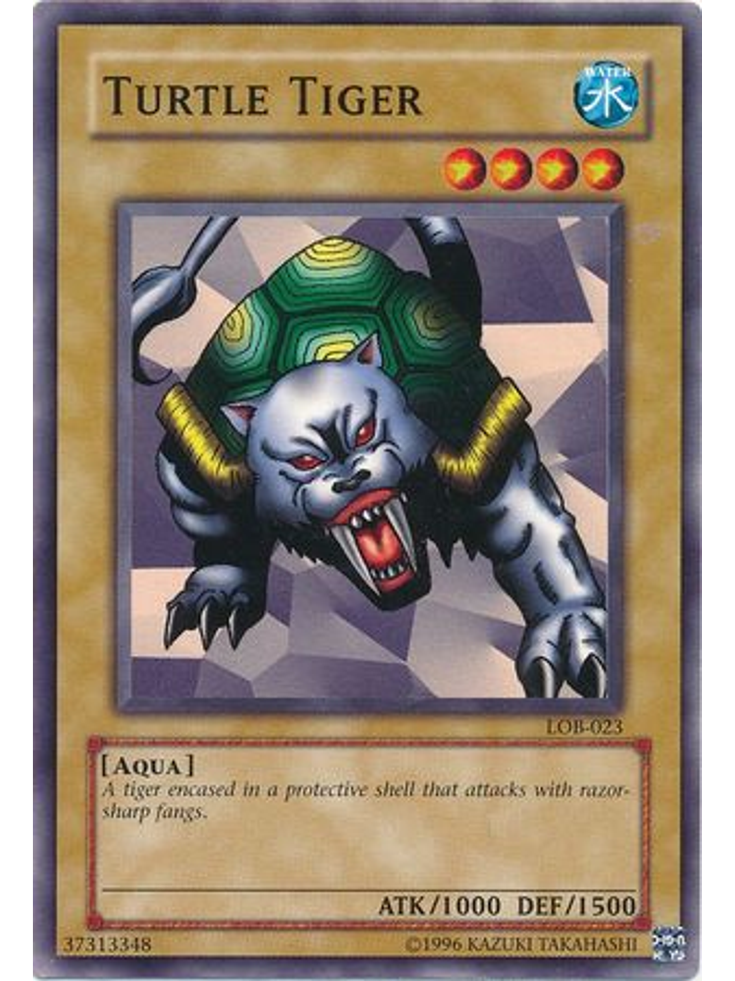 Turtle Tiger - LOB-EN023 - Common Unlimited (25th Anniversary Edition) 1