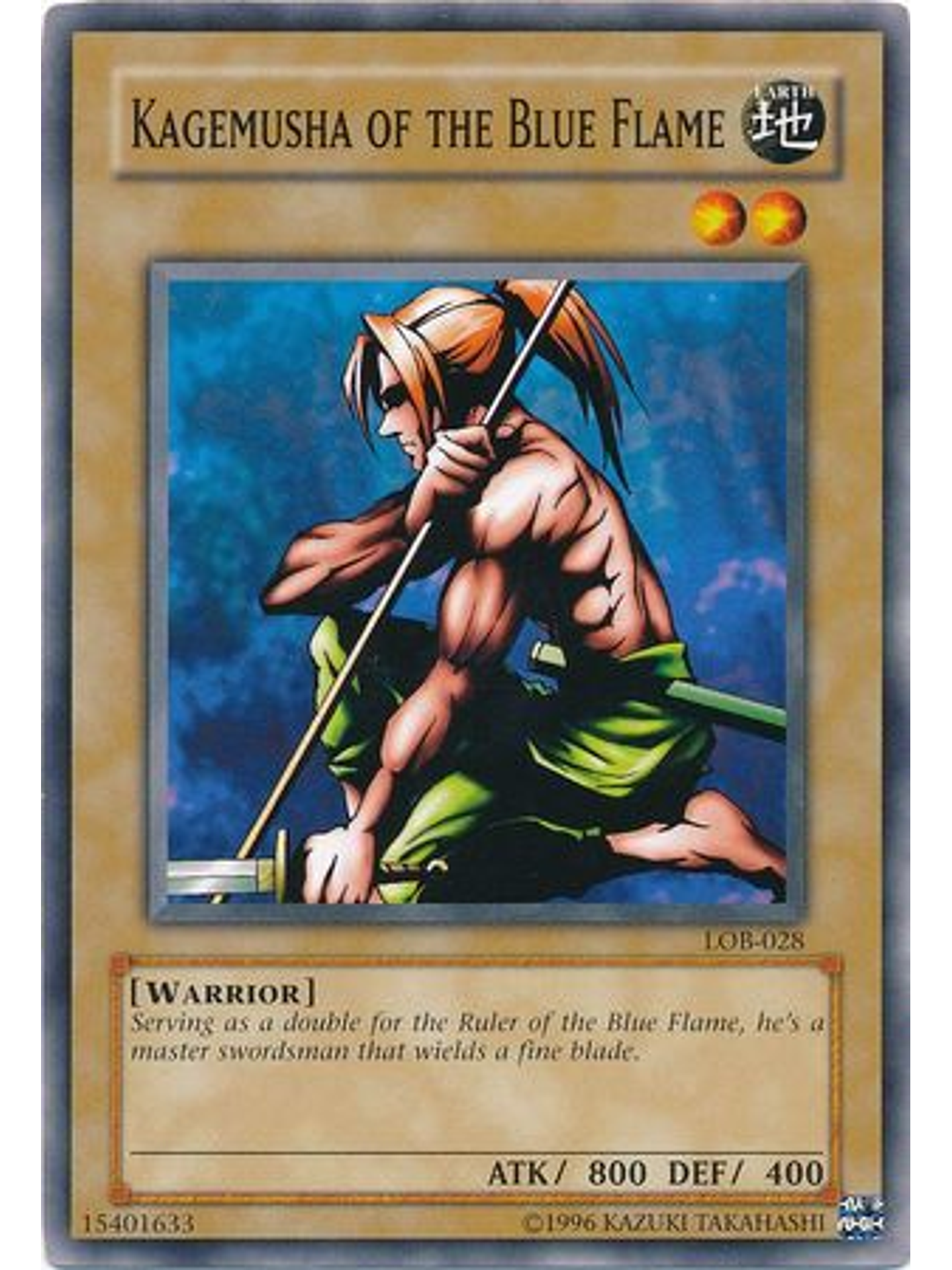 Kagemusha of the Blue Flame - LOB-EN028 - Common Unlimited (25th Anniversary Edition) 1