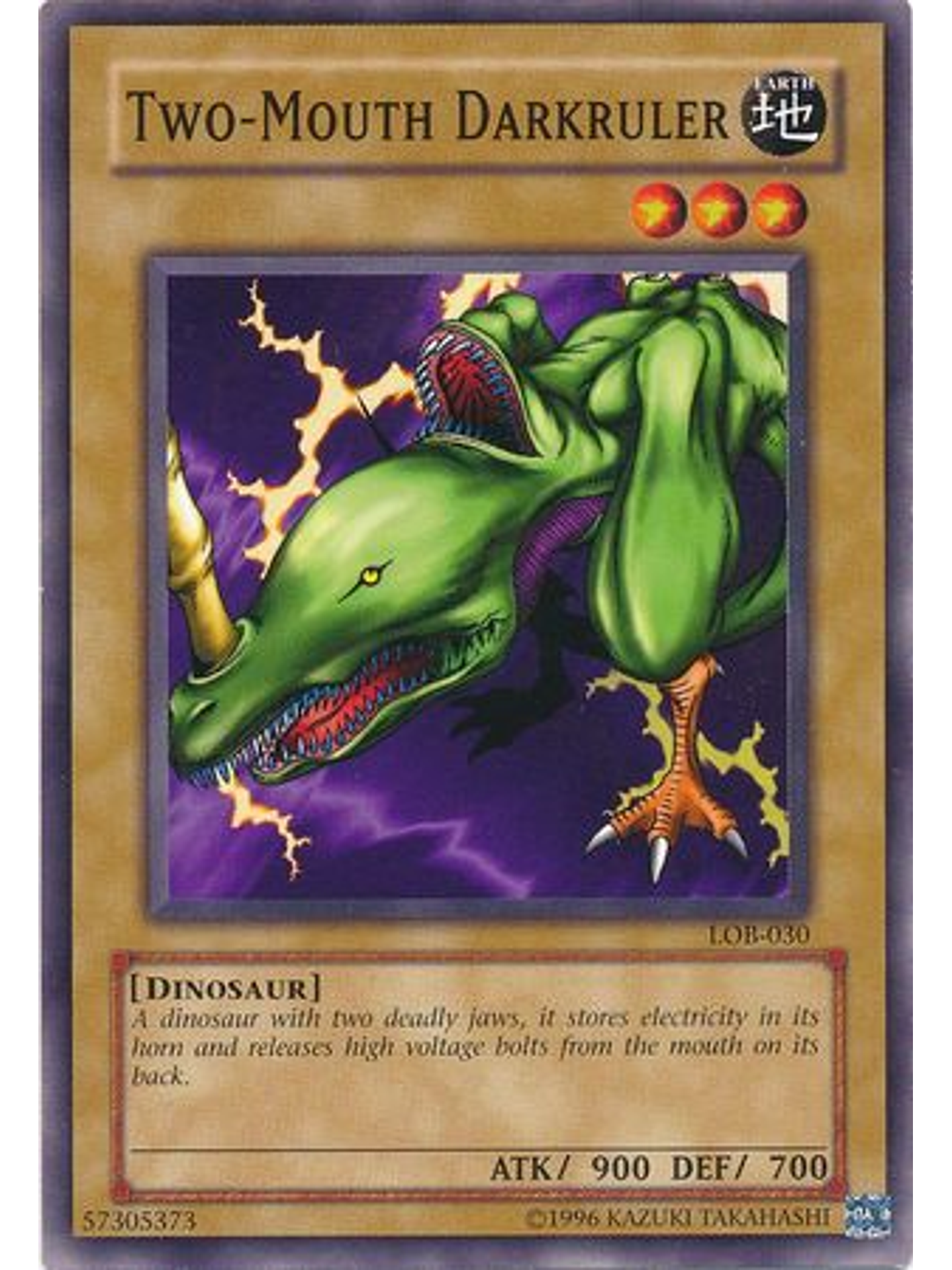 Two-Mouth Darkruler - LOB-EN030 - Common Unlimited (25th Anniversary Edition) 1