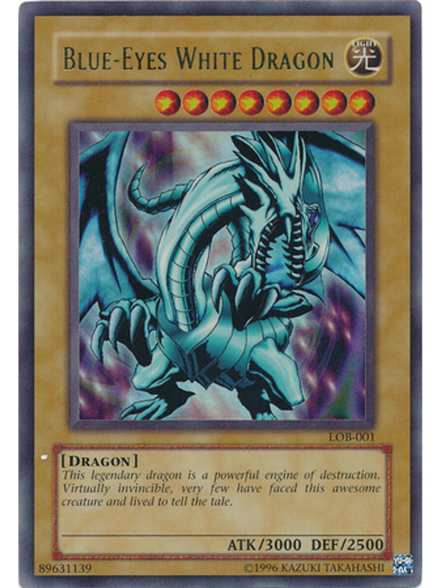 Blue-Eyes White Dragon - LOB-EN001 - Ultra Rare Unlimited (25th Anniversary Edition) 1