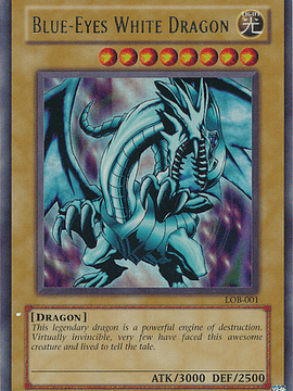 Blue-Eyes White Dragon - LOB-EN001 - Ultra Rare Unlimited (25th Anniversary Edition)