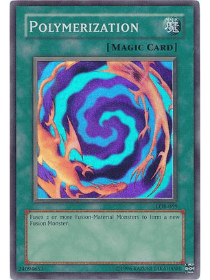 Polymerization - LOB-EN059 - Super Rare Unlimited (25th Anniversary Edition)