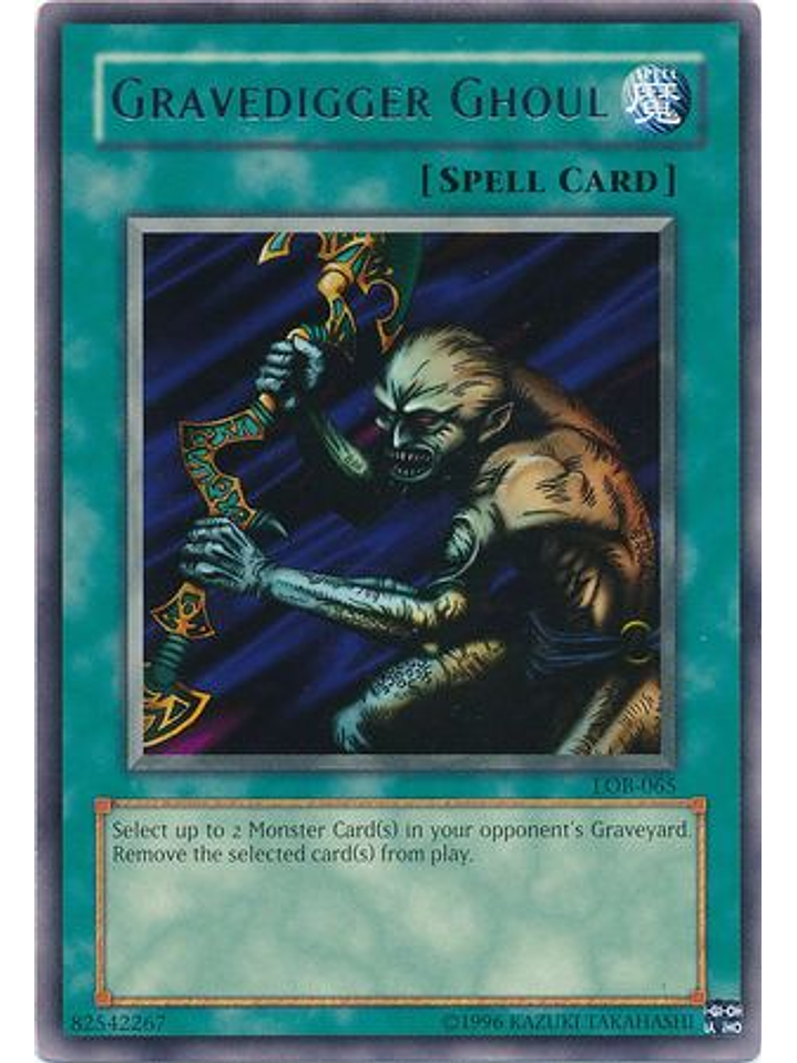 Gravedigger Ghoul - LOB-EN065 - Rare Unlimited (25th Anniversary Edition) 1