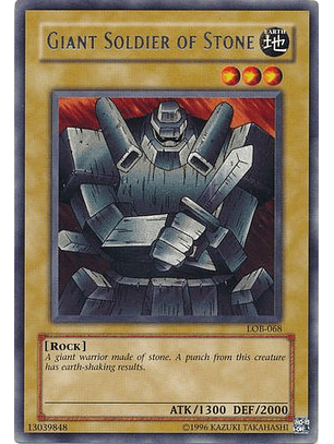 Giant Soldier of Stone - LOB-EN068 - Rare Unlimited (25th Anniversary Edition)