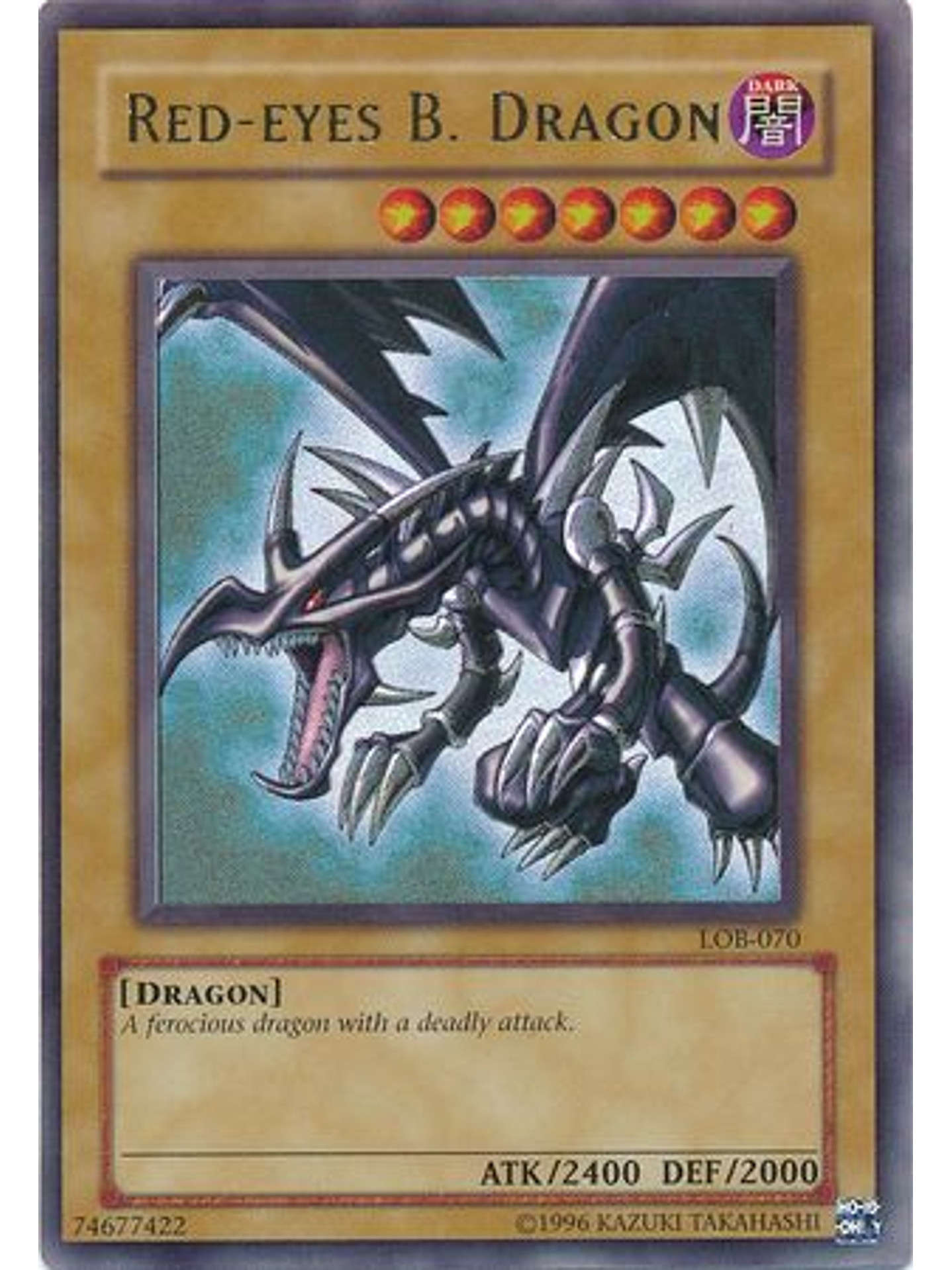 Red-Eyes B. Dragon - LOB-EN070 - Ultra Rare Unlimited (25th Anniversary Edition) 1