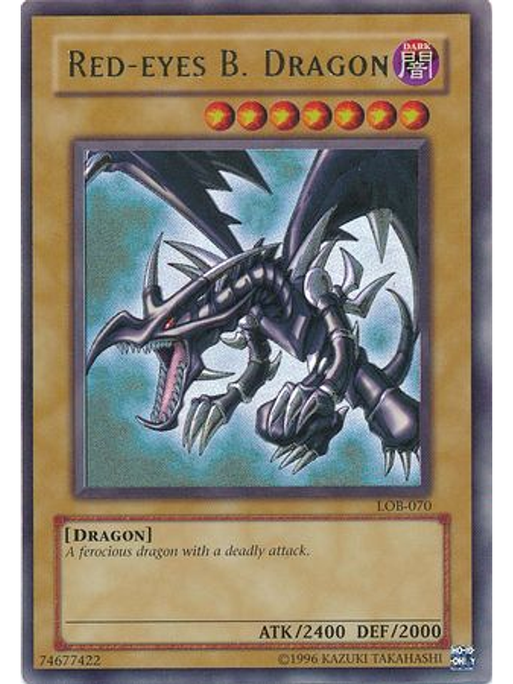Red-Eyes B. Dragon - LOB-EN070 - Ultra Rare Unlimited (25th Anniversary Edition) 1