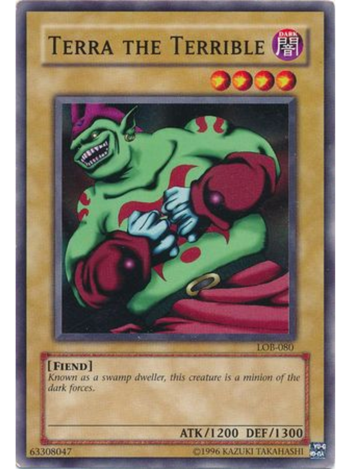 Terra the Terrible - LOB-EN080 - Common Unlimited (25th Anniversary Edition) 1