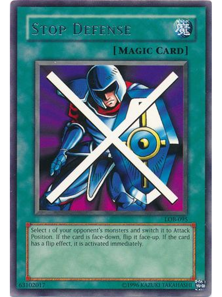 Stop Defense - LOB-EN095 - Rare Unlimited (25th Anniversary Edition) 1