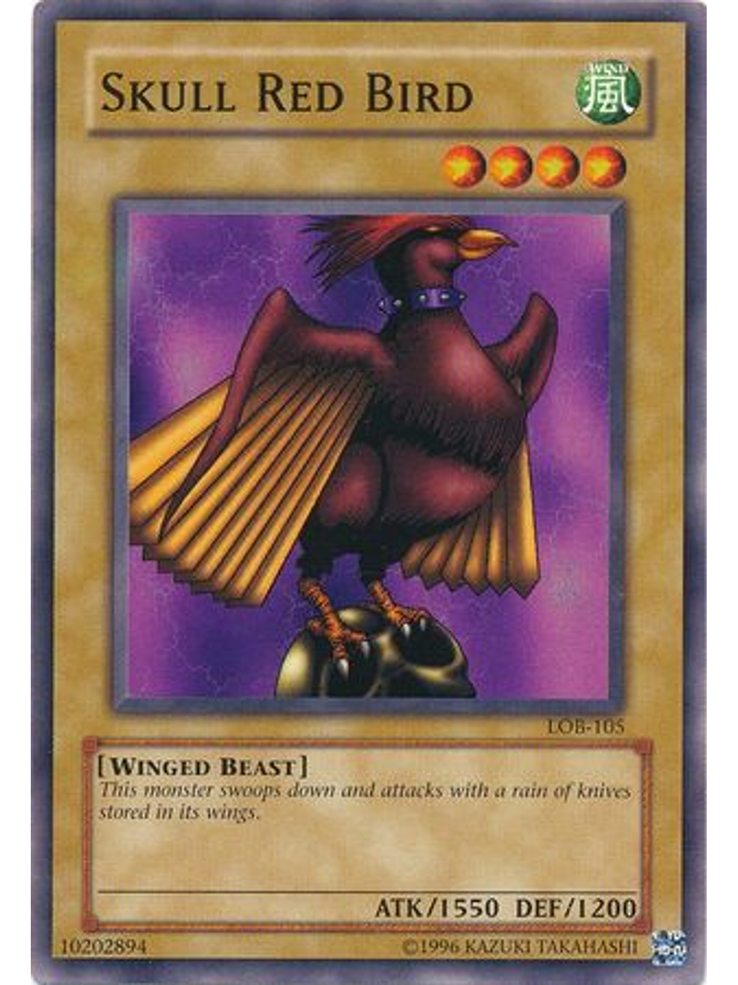 Skull Red Bird - LOB-EN105 - Common Unlimited (25th Anniversary Edition) 1