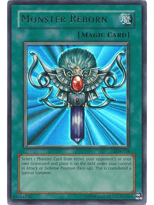 Monster Reborn - LOB-EN118 - Ultra Rare Unlimited (25th Anniversary Edition)