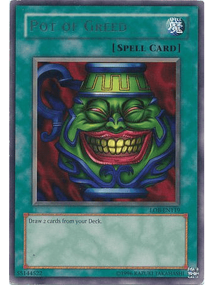 Pot of Greed - LOB-EN119 - Rare Unlimited (25th Anniversary Edition)