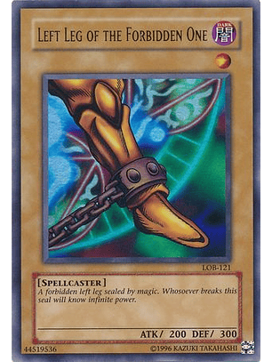 Left Leg of the Forbidden One - LOB-EN121 - Ultra Rare Unlimited (25th Anniversary Edition)