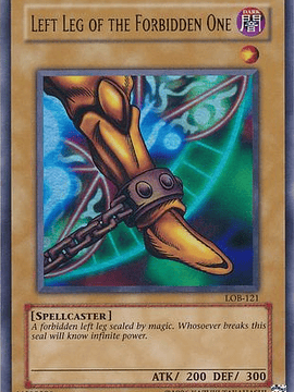 Left Leg of the Forbidden One - LOB-EN121 - Ultra Rare Unlimited (25th Anniversary Edition)